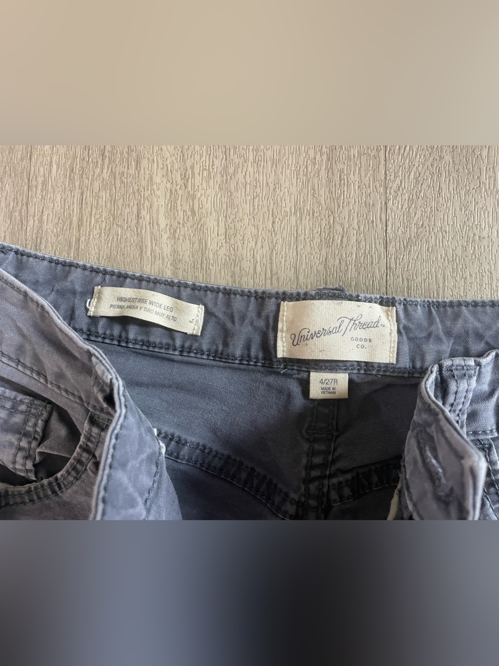 Universal Thread Slate Gray Utility Pants - Picture 2 of 5